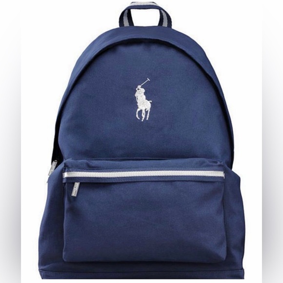 Polo Ralph Lauren Handbags - Polo Ralph Lauren Backpack Navy Blue